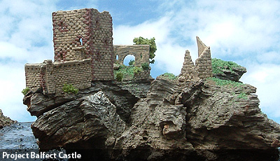 Schots kasteel miniatuur